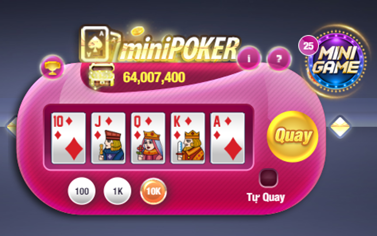 Mini Poker N666 – Game Bài Đơn Giản Với Cơ Hội Trúng Thưởng Lớn